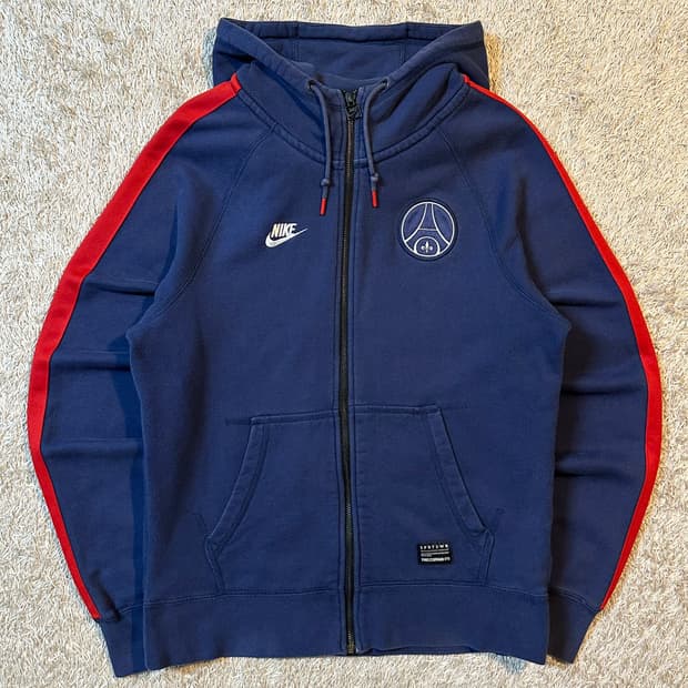 희귀) 나이키 파리생제르망 PSG 사이드라인 백로고 후드집업