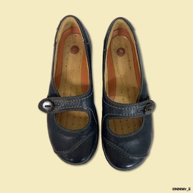 CLARKS MARY JANE BLACK