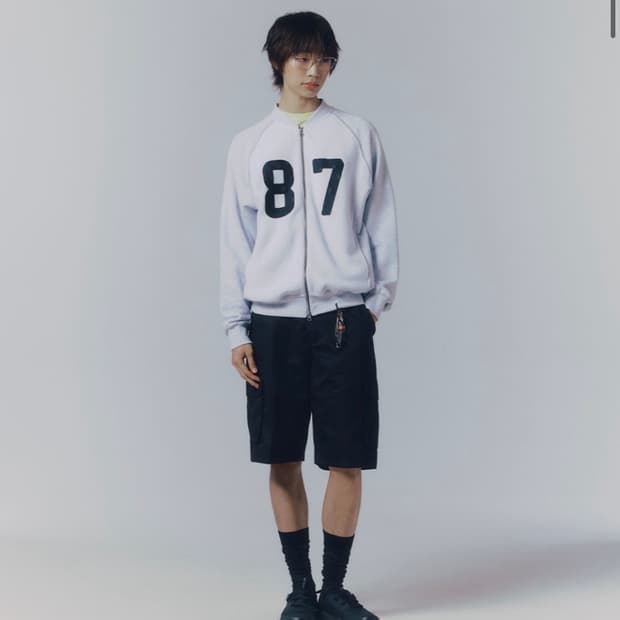 새상품(L)MMLG 스피릿 스웨트 점퍼 애쉬그레이