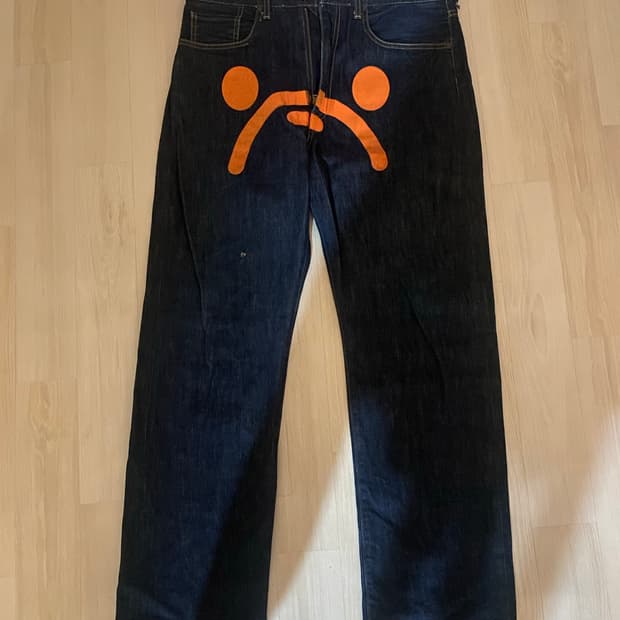 Bape 베이프 og 마일로 생지 데님팬츠