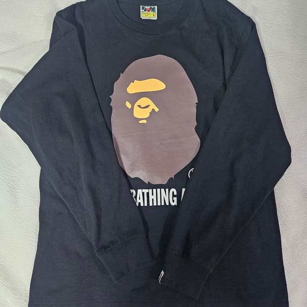 [L]베이프 롱슬리브 블랙