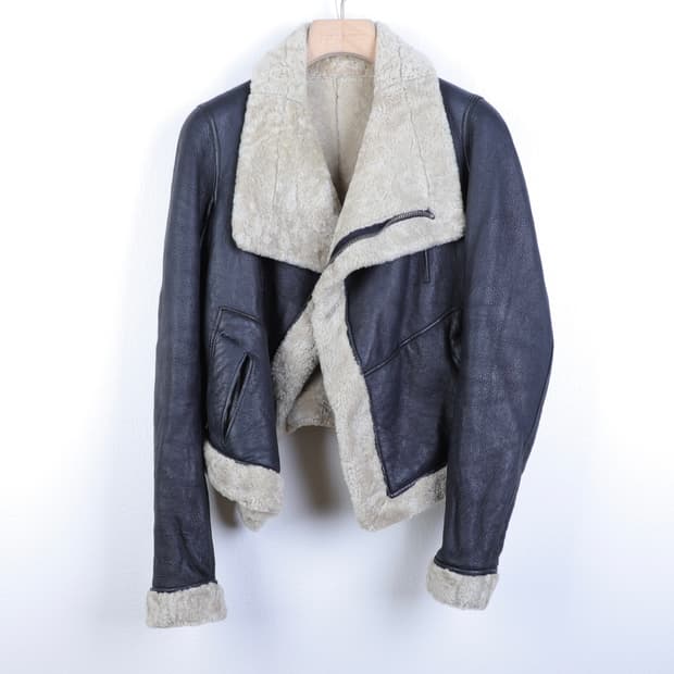 42 / Rick Owens 릭오웬스 아카이브 리버시블 무스탕 자켓