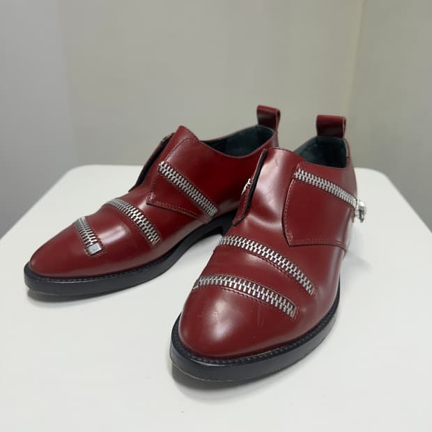 Golden goose 가죽 지퍼 구두