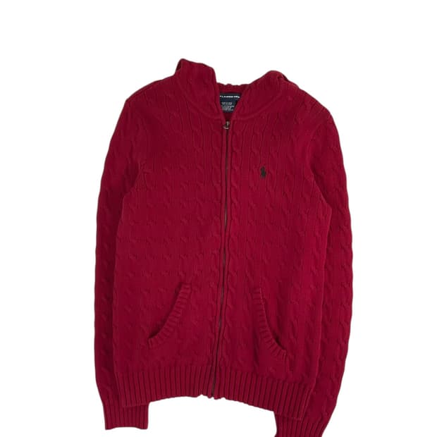 폴로 니트 집업 (woman L)