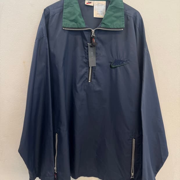 Nike Vintage Nylon Semi Zip-Up Anorak 