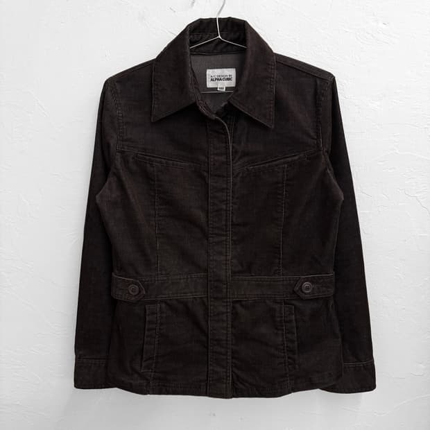 alpha cubic 코듀로이 자켓