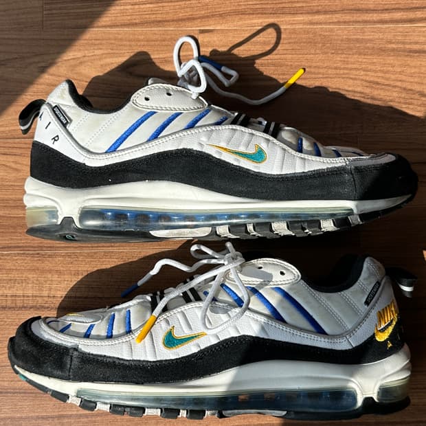 나이키 에어맥스 98 프리미엄 화이트 틸네뷸라 280