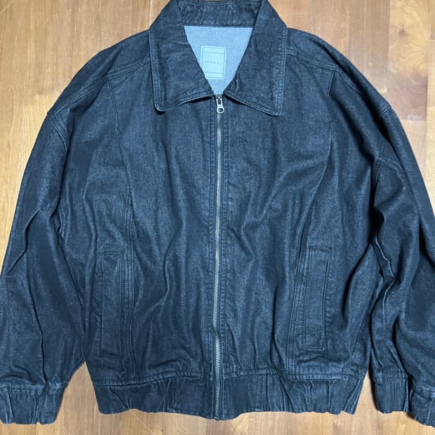 젠사이) 오버핏 데님 봄버 자켓