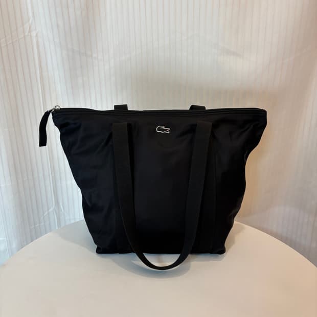 정품 라코스테 PVC 숄더백    