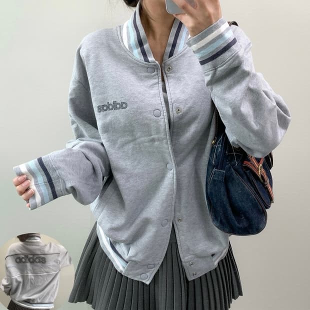 아디다스 코튼 자켓