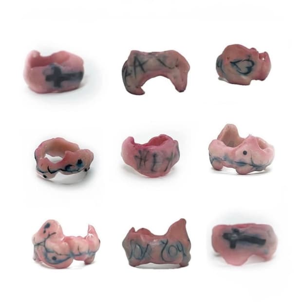 Skin tattoo ring