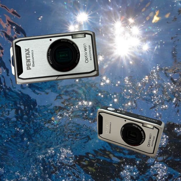 풀박) 펜탁스 옵티오 w60 (Pentax optio w60) 실버