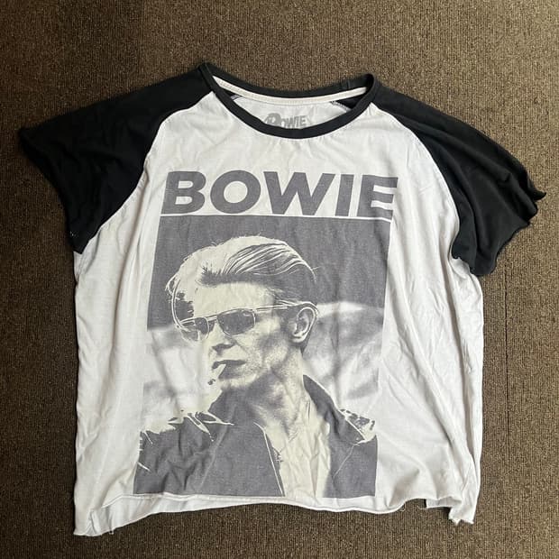 90s David Bowie 데이빗 보위 컷팅 티셔츠