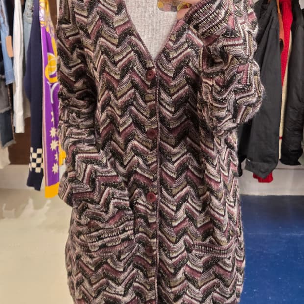 MISSONI 미쏘니 Italy 모헤어 혼방 가디건