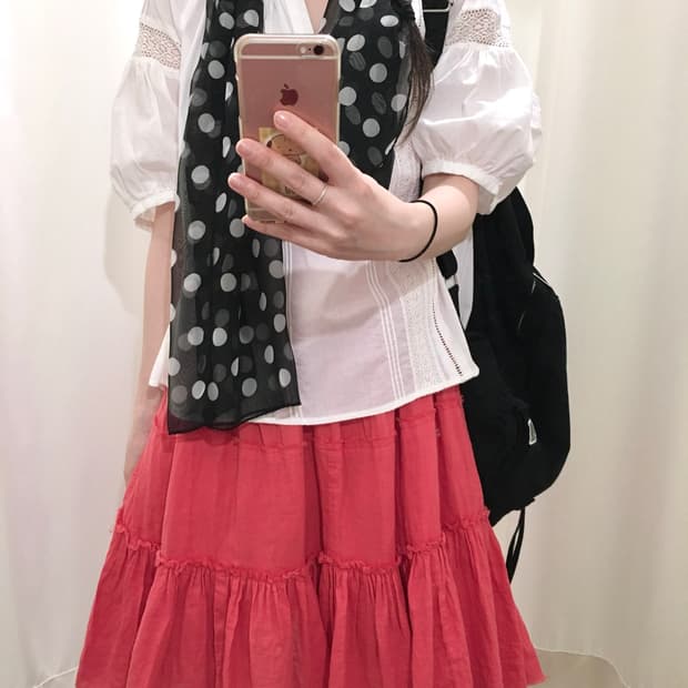 Mori lace blouse
