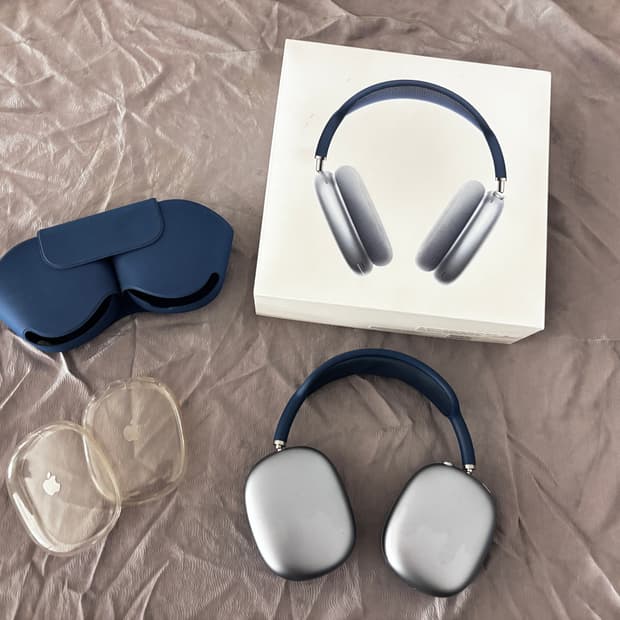 애플 에어팟 맥스 스카이블루(라이트닝)