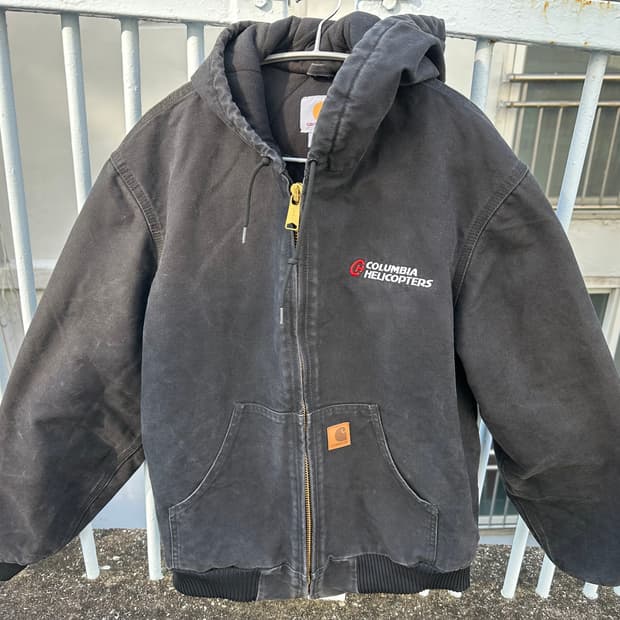 칼하트 j130 blk m 액티브 자켓