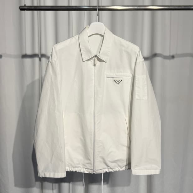 [정품] 프라다 테크니컬 포플린 자켓 sgn889 오버핏L사이즈