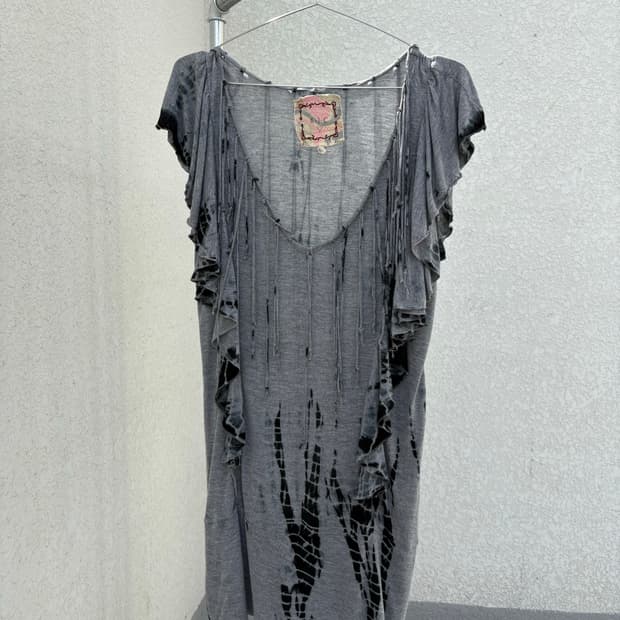 25 A.I.C frill grunge one-piece