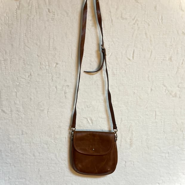 빈티지 모리걸 가죽 크로스백