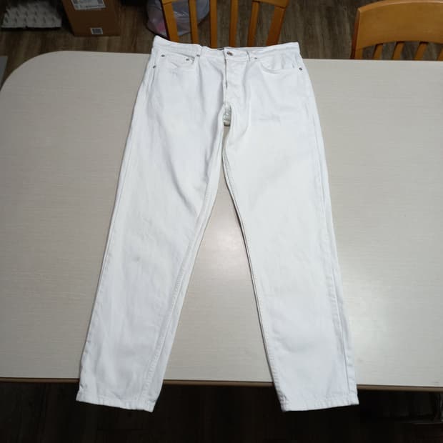 32 ZARA Turkey 슬림일자진 화이트 32-441