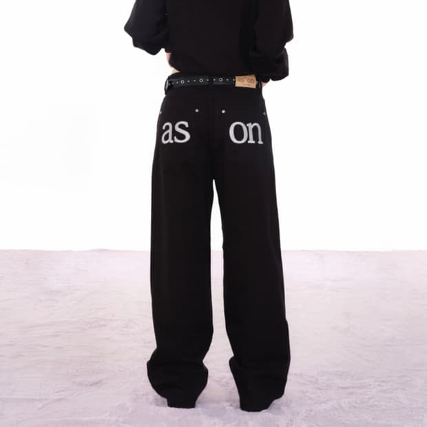 애즈온 스모그 와이드 팬츠 s