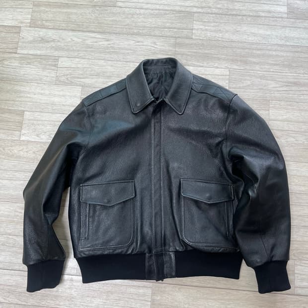 (M) 쿠어 고트스킨 A-2 가죽자켓 