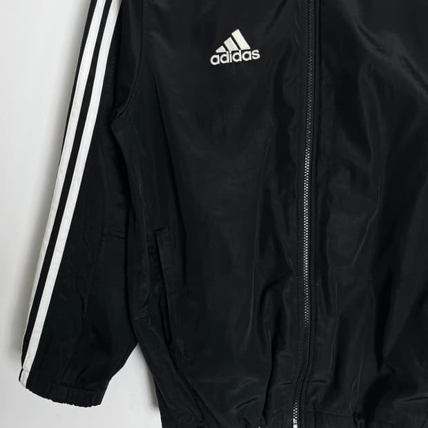 00s 아디다스 올드스쿨 블랙 바람막이y 2658