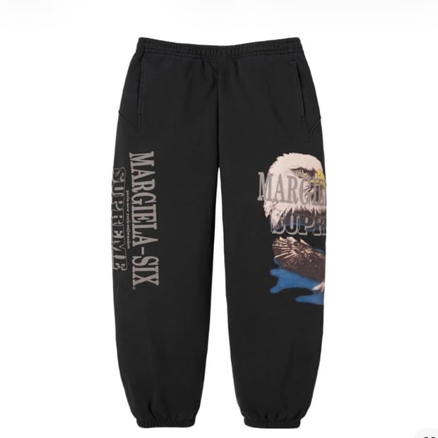 슈프림 메종 마르지엘라 MM6 이글 스웻 팬츠
