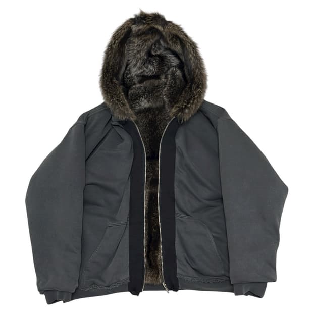 [XS] 하이더아커만 14FW 더블 레이어드 퍼 후디