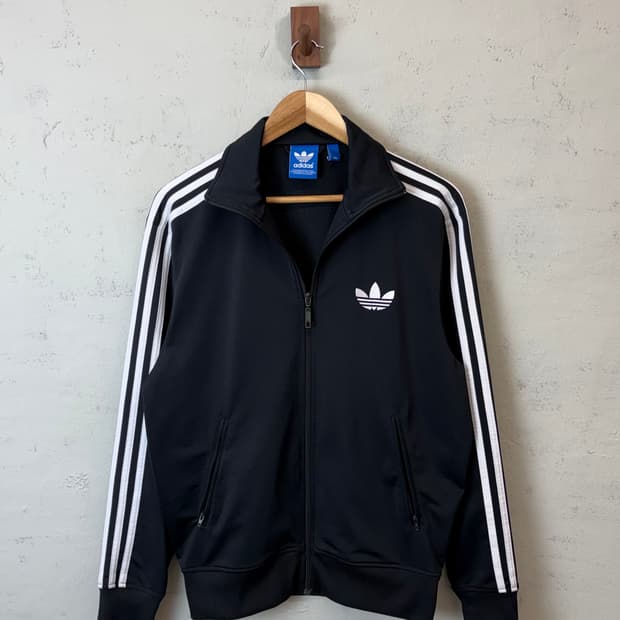 아디다스 파이어버드 삼선 트랙탑 져지 블랙