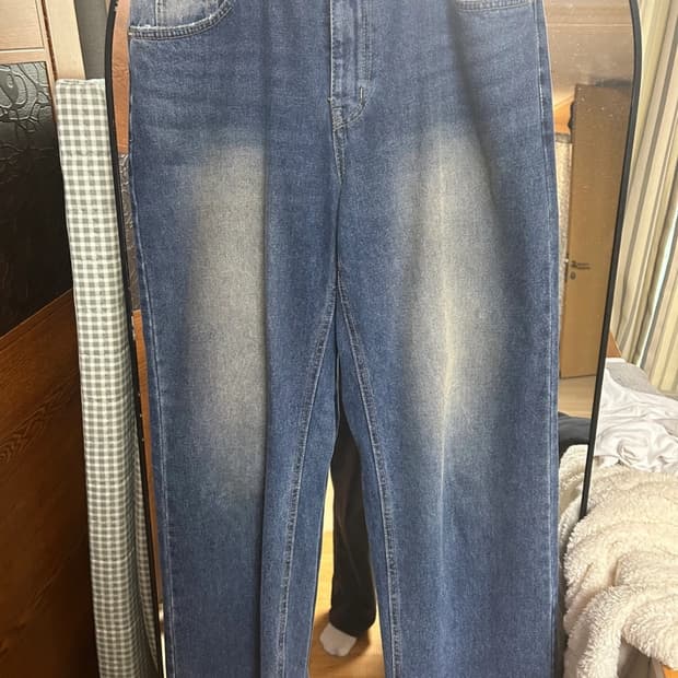 워싱 와이드 데님