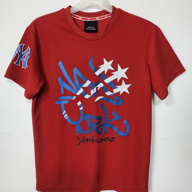 MLB 뉴욕 양키스 반팔티 레드 95 M