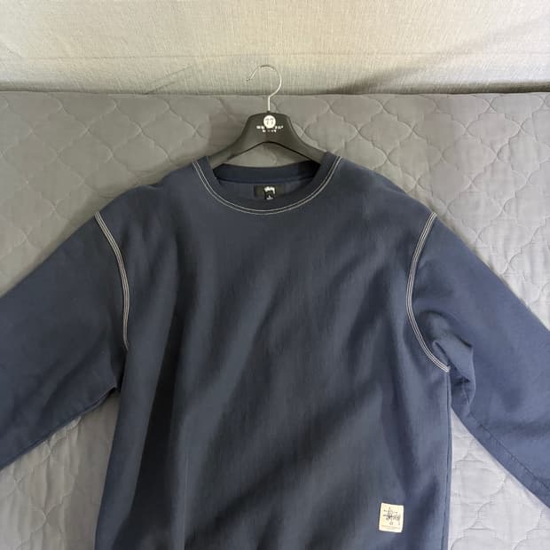 스투시 스티치 맨투맨