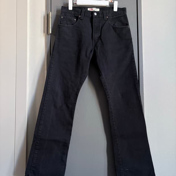 (31x32) 00s 리바이스 517 부츠컷 블랙진