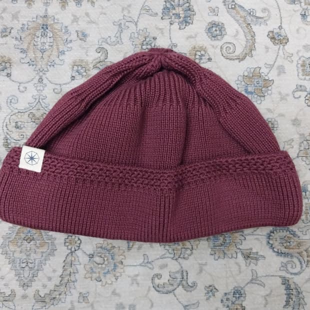 (새상품) 라모랭 버건디 숏비니 2사이즈