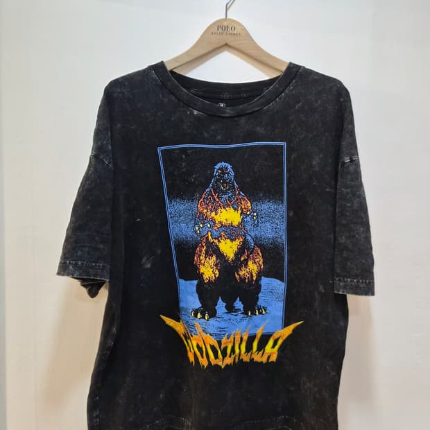 M/105) GODZILLA 고질라 워싱 반팔티 팝니다