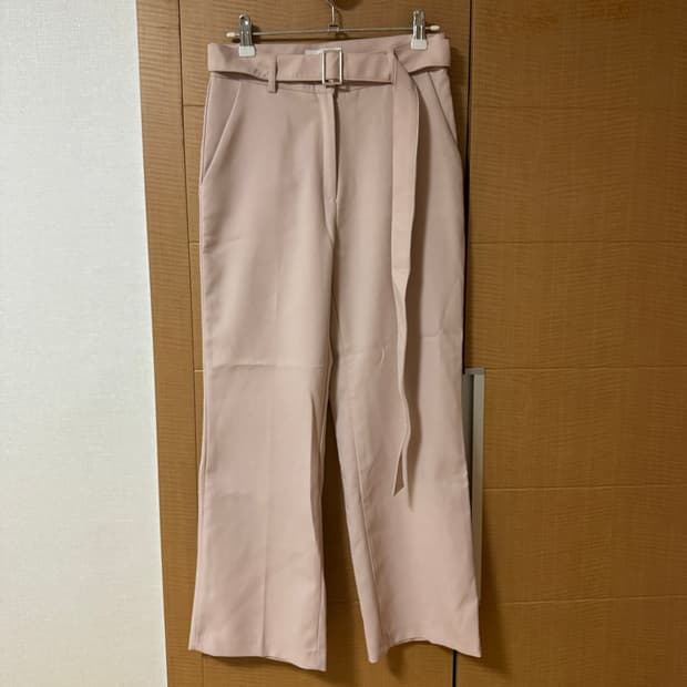 pigment 벨트 부츠컷 슬랙스 s