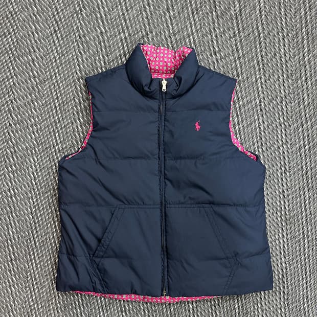 폴로 리버시블 패딩 베스트