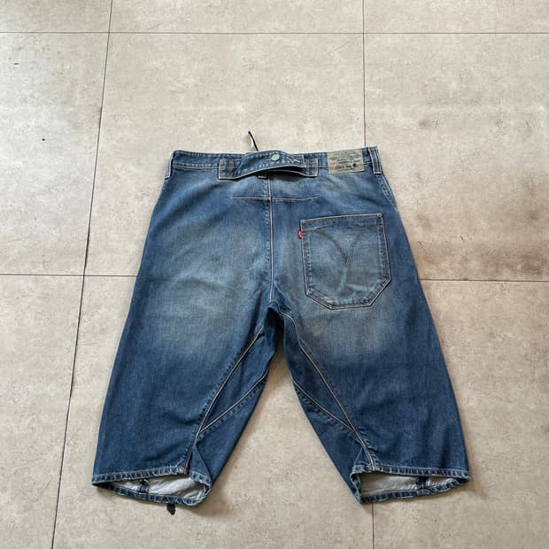 리바이스 엔지니어드 진스 7부 데님팬츠 바지