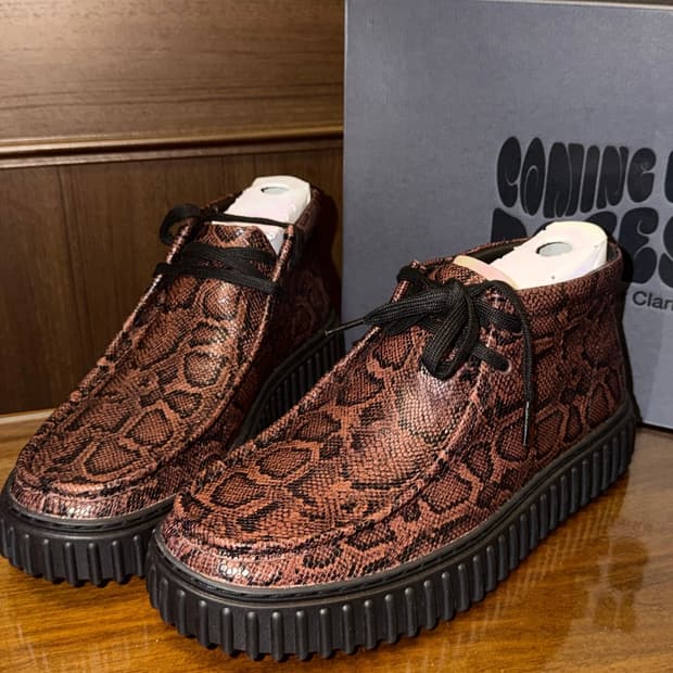 마틴로즈x클락스 레더 스네이크(새상품)