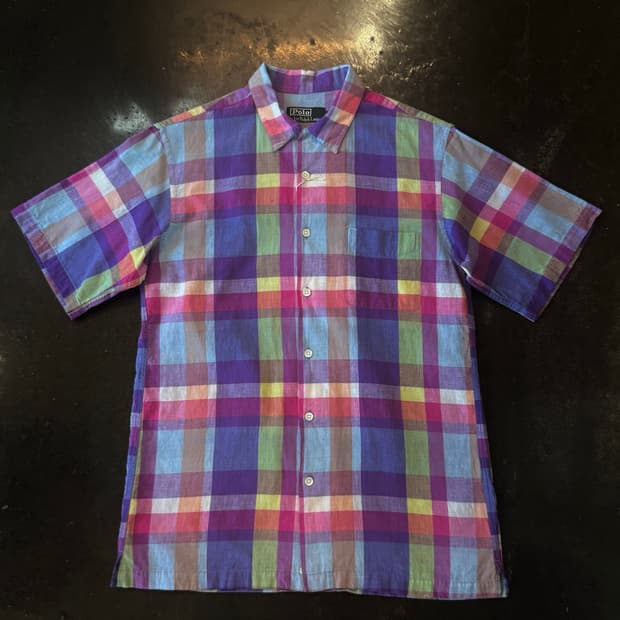 Polo by Ralph Lauren 멀티 체크 반팔 셔츠