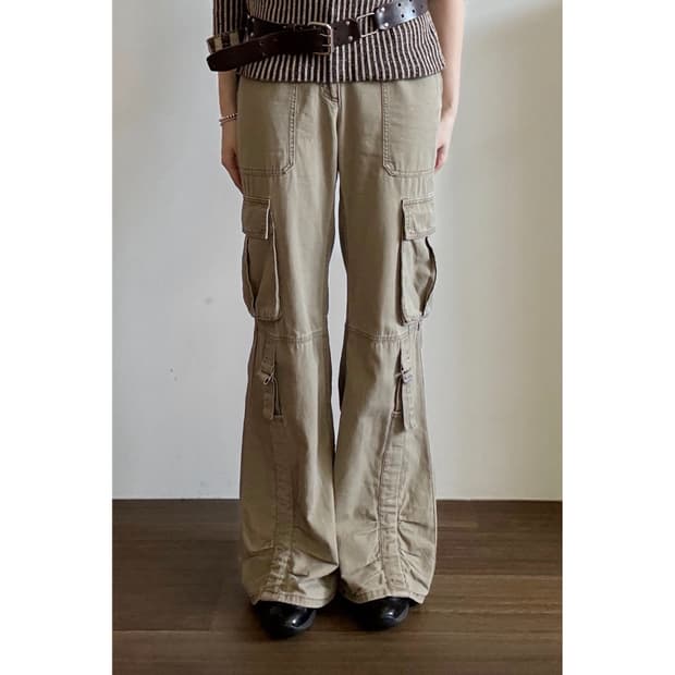 Sly Beige Cargo Pants
