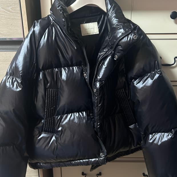 시야주 덕다운 크롭 패딩