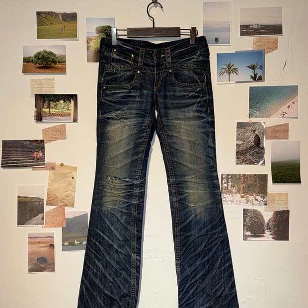 Lolita Jeans 워싱 데님 팬츠