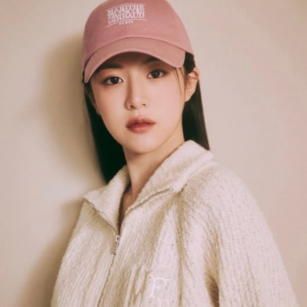 마리떼 클래식 로고 캡 pale pink