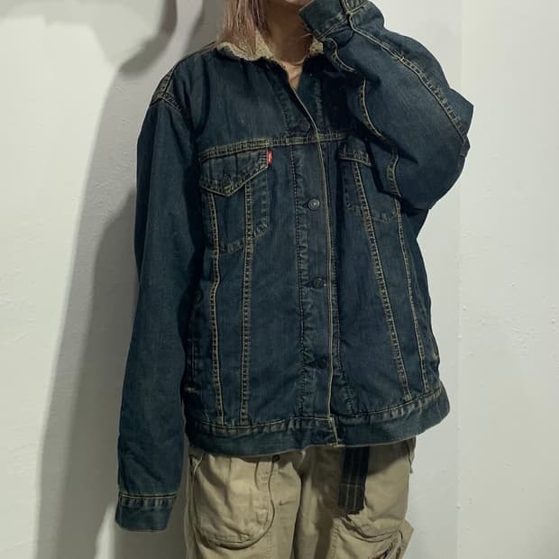 리바이스 70520 세르파 데님자켓