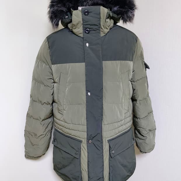 팀버랜드 남성 하프 패딩 자켓(XL)

