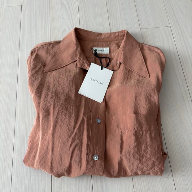 lemaire 르메르 드라이실크 셔츠 (36)