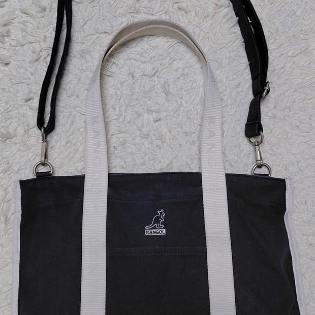 캉골 네이비 크로스/토트백